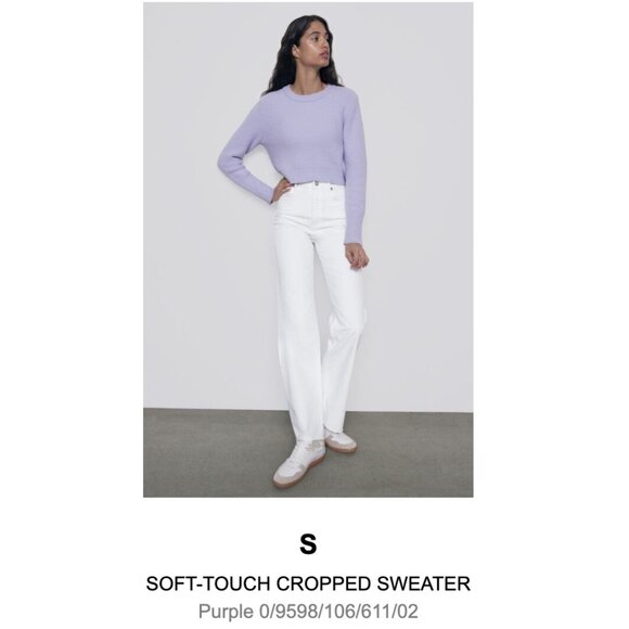 Zara Purple Sweater - Picture 1 of 4